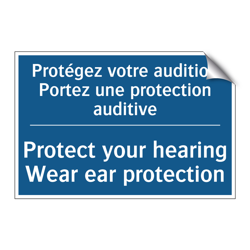 Protégez votre audition Portez  /.../ - Protect your hearing Wear ear  /.../