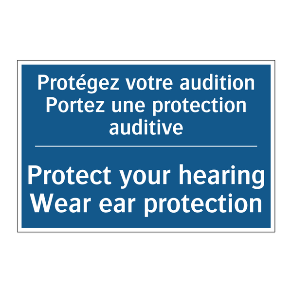 Protégez votre audition Portez  /.../ - Protect your hearing Wear ear  /.../