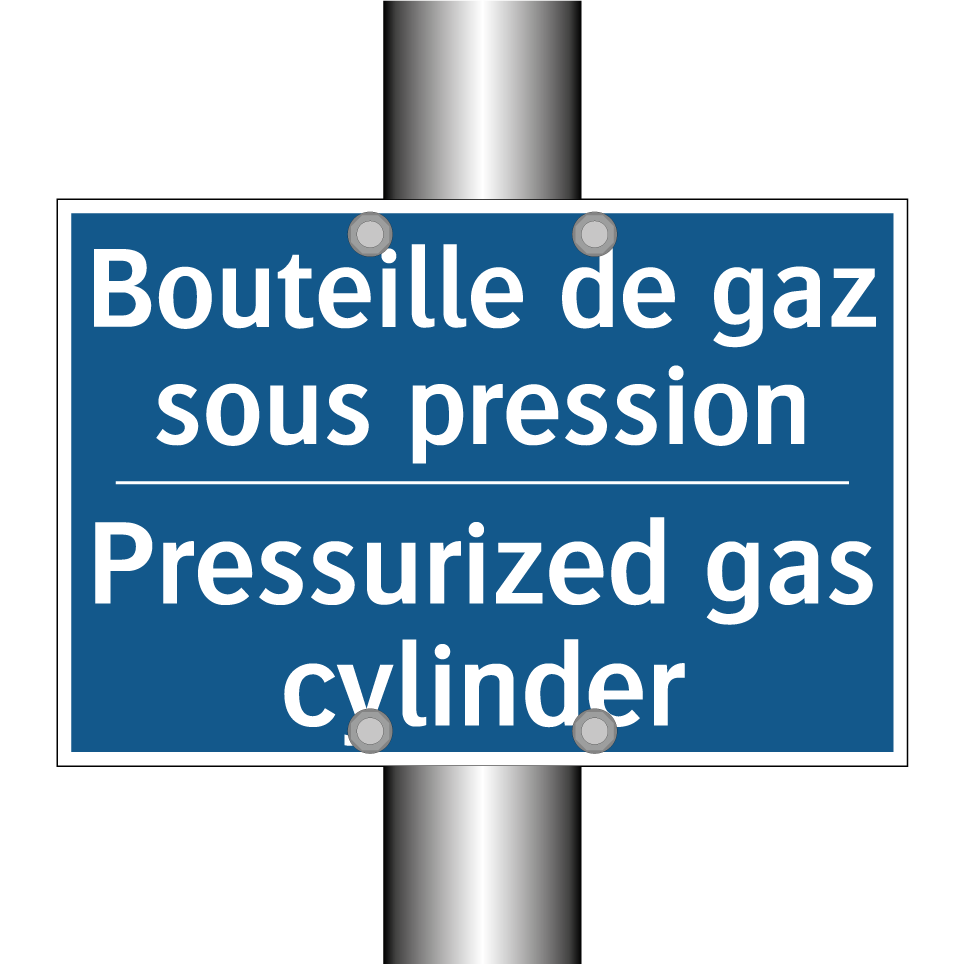 Bouteille de gaz sous pression - Pressurized gas cylinder