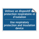 Utilisez un dispositif de protection  /.../ - Use respiratory protection and  /.../