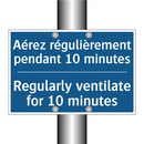 Aérez régulièrement pendant 10  /.../ - Regularly ventilate for 10 minutes /.../