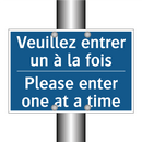 Veuillez entrer un à la fois - Please enter one at a time