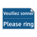 Veuillez sonner - Please ring