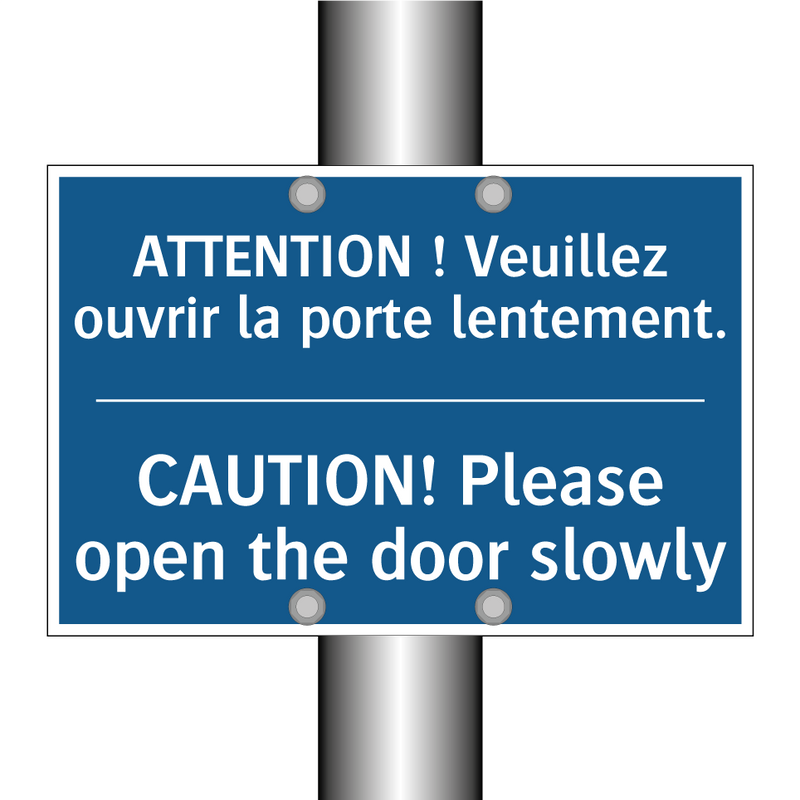 ATTENTION ! Veuillez ouvrir la  /.../ - CAUTION! Please open the door  /.../