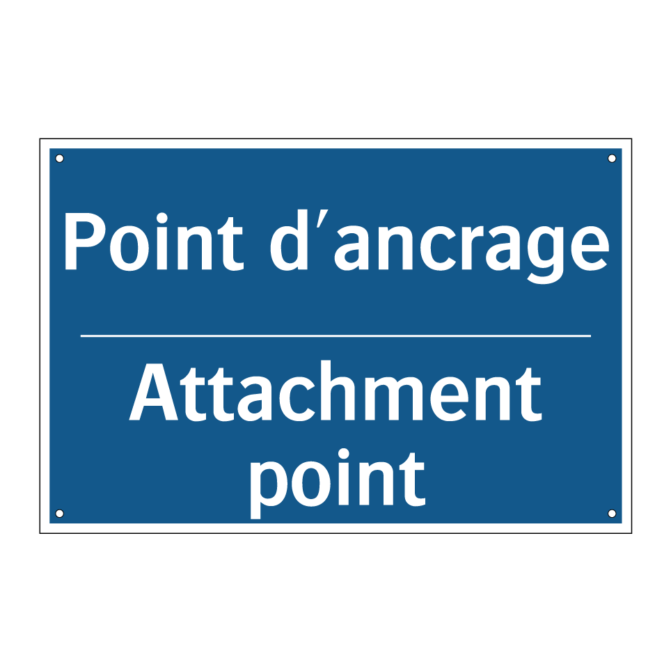 Point d'ancrage - Attachment point