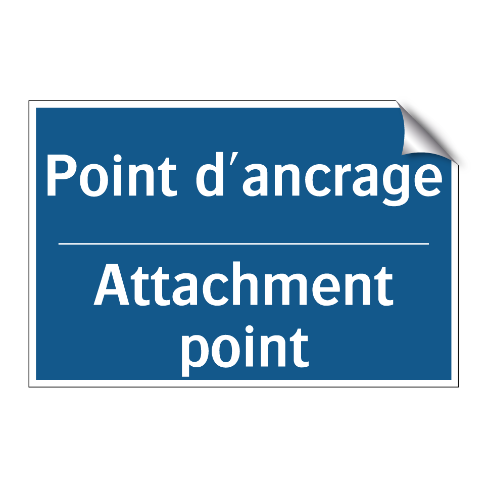 Point d'ancrage - Attachment point