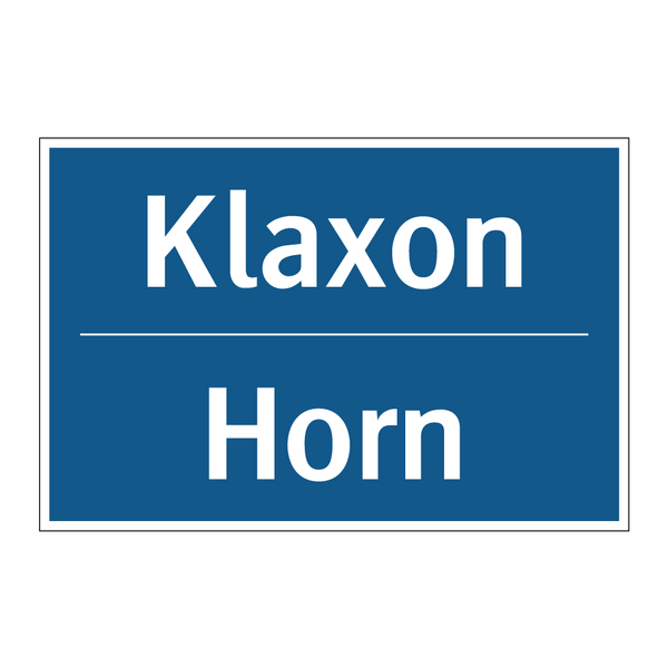 Klaxon - Horn