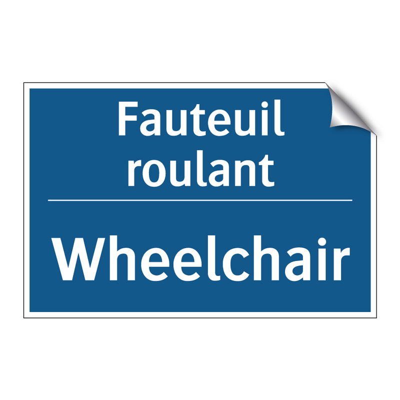 Fauteuil roulant - Wheelchair
