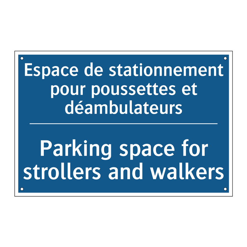 Espace de stationnement pour poussettes  /.../ - Parking space for strollers and  /.../