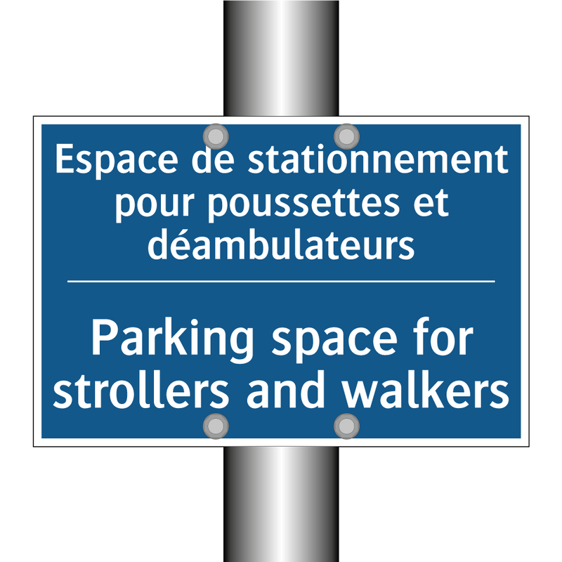 Espace de stationnement pour poussettes  /.../ - Parking space for strollers and  /.../