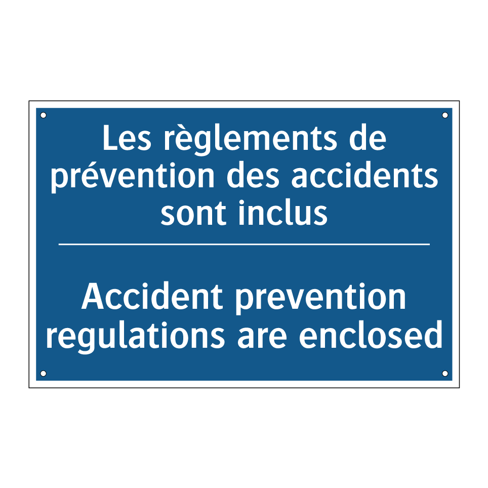 Les règlements de prévention des  /.../ - Accident prevention regulations  /.../