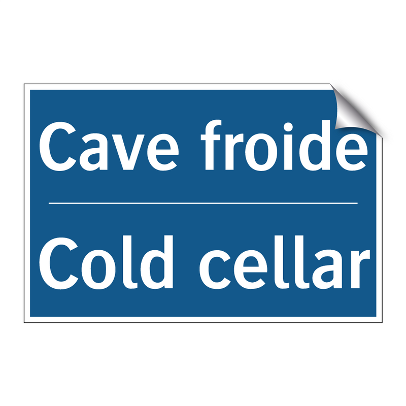 Cave froide - Cold cellar
