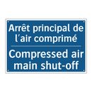 Arrêt principal de l'air comprimé /.../ - Compressed air main shut-off