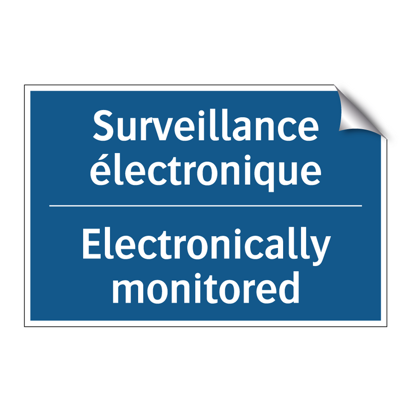 Surveillance électronique - Electronically monitored
