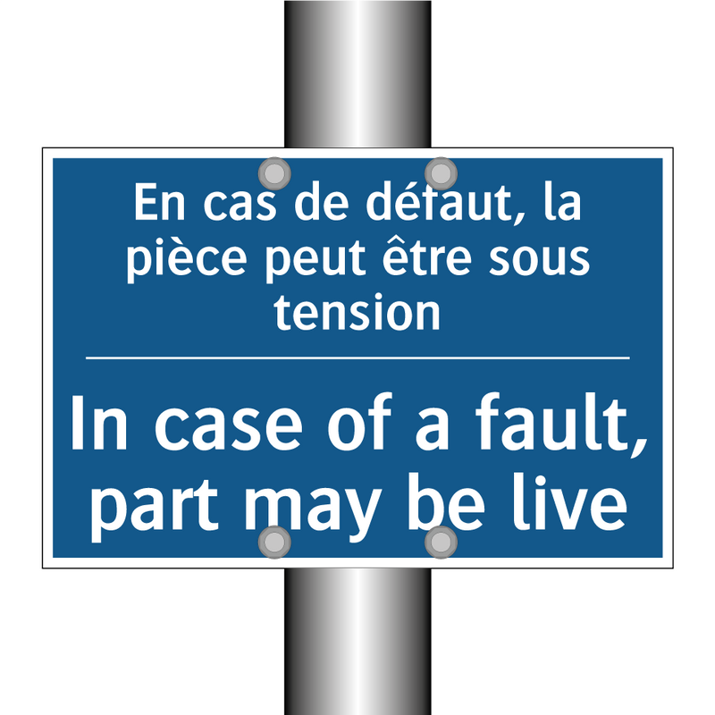 En cas de défaut, la pièce peut  /.../ - In case of a fault, part may be  /.../