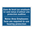 Zone de bruit Les employés ici  /.../ - Noise Area Employees here are  /.../