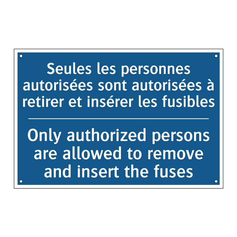 Seules les personnes autorisées  /.../ - Only authorized persons are allowed  /.../
