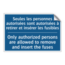 Seules les personnes autorisées  /.../ - Only authorized persons are allowed  /.../