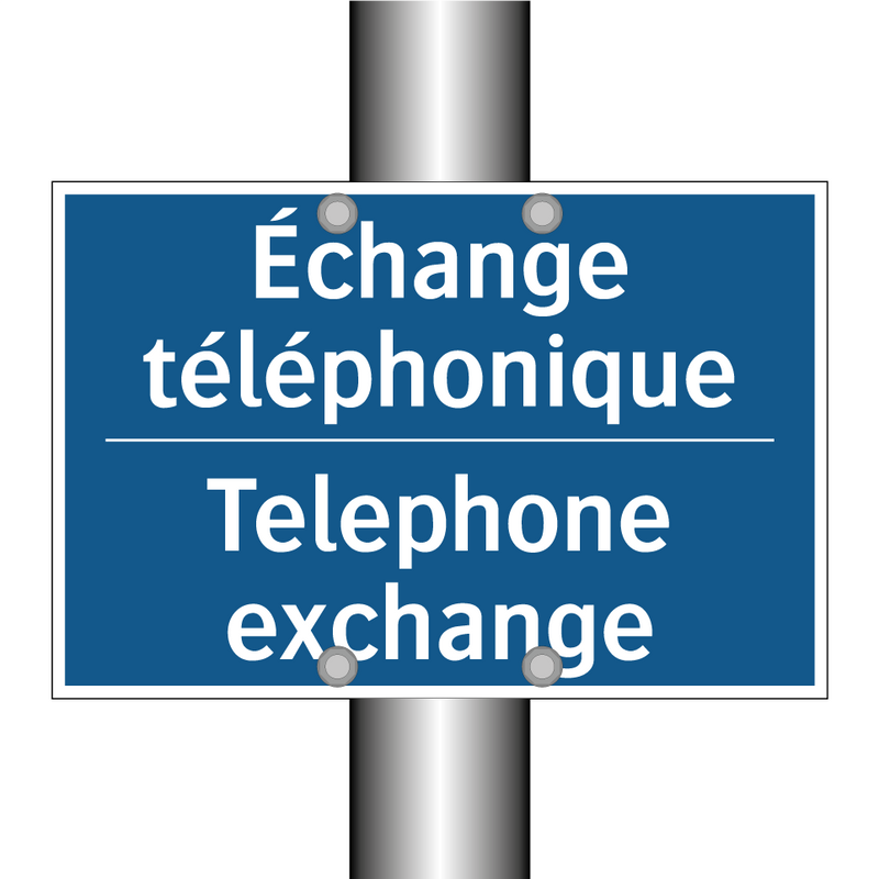 Échange téléphonique - Telephone exchange