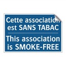 Cette association est SANS TABAC /.../ - This association is SMOKE-FREE