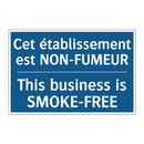 Cet établissement est NON-FUMEUR /.../ - This business is SMOKE-FREE