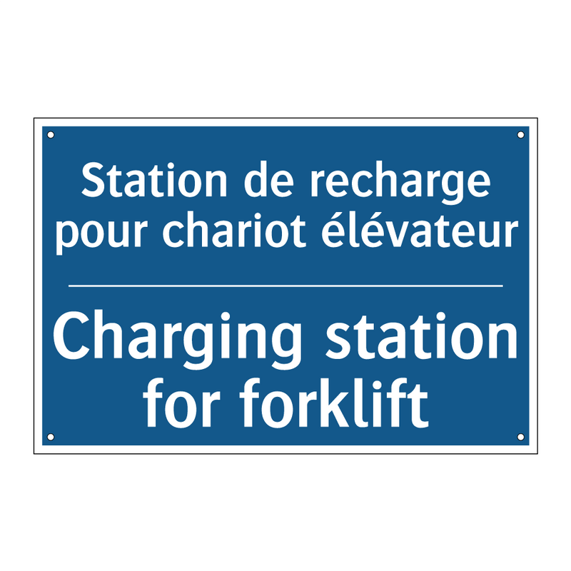 Station de recharge pour chariot  /.../ - Charging station for forklift