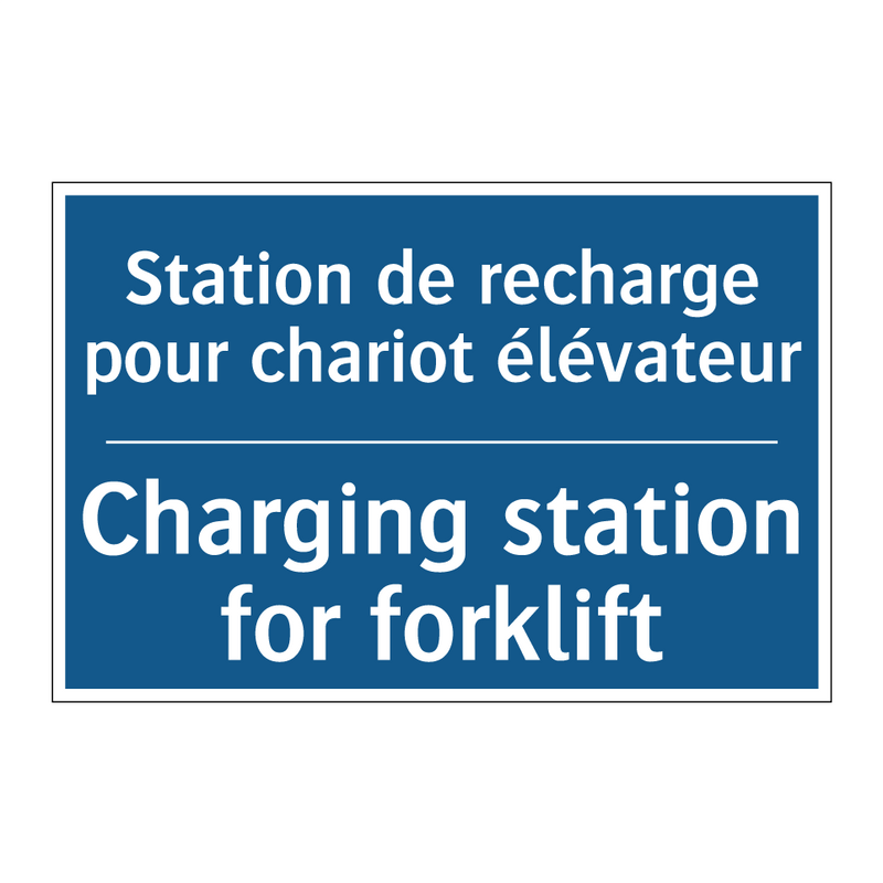 Station de recharge pour chariot  /.../ - Charging station for forklift