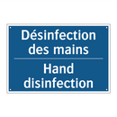 Désinfection des mains - Hand disinfection