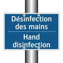 Désinfection des mains - Hand disinfection