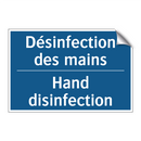 Désinfection des mains - Hand disinfection