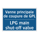 Vanne principale de coupure de  /.../ - LPG main shut-off valve