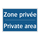 Zone privée - Private area
