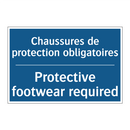 Chaussures de protection obligatoires /.../ - Protective footwear required