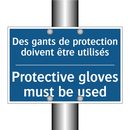 Des gants de protection doivent  /.../ - Protective gloves must be used