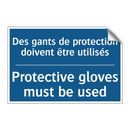 Des gants de protection doivent  /.../ - Protective gloves must be used