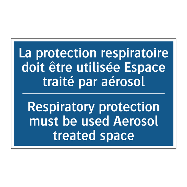 La protection respiratoire doit  /.../ - Respiratory protection must be  /.../