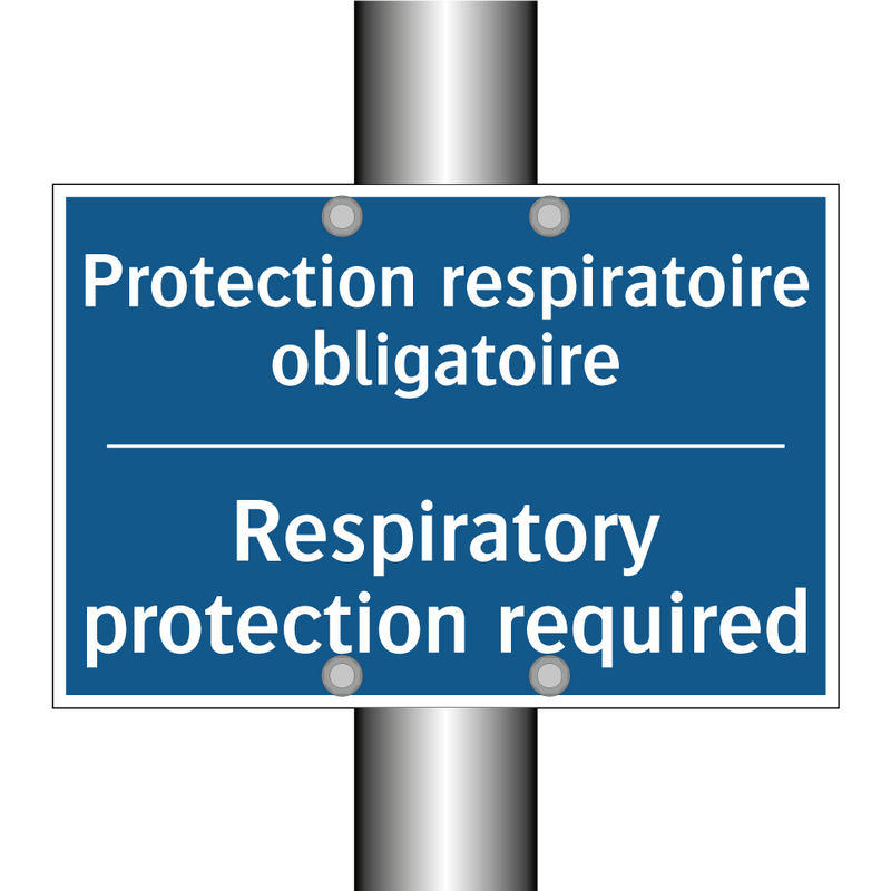 Protection respiratoire obligatoire /.../ - Respiratory protection required /.../