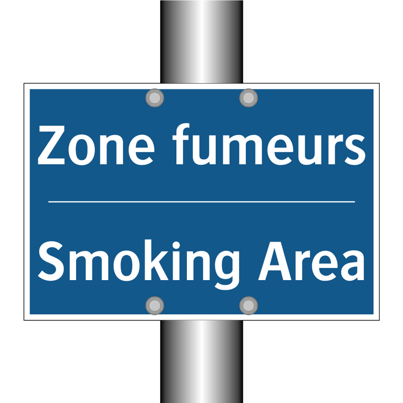 Zone fumeurs - Smoking Area