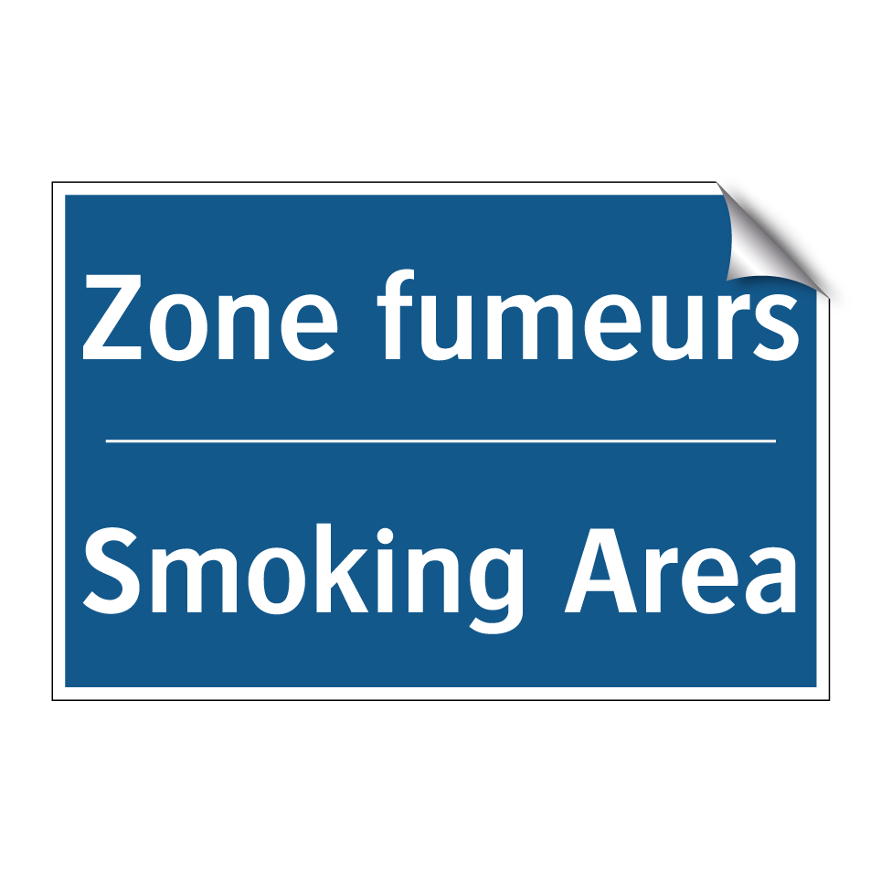 Zone fumeurs - Smoking Area