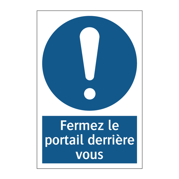 Fermez le portail derrière vous