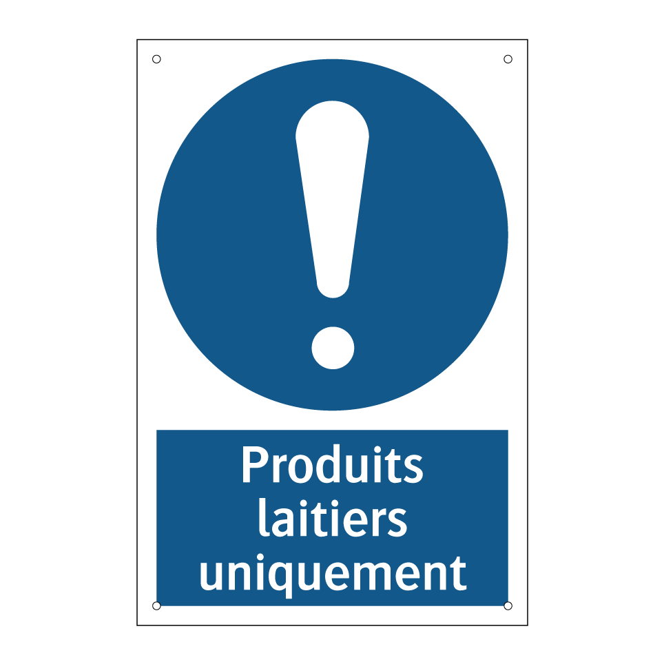 Produits laitiers uniquement