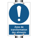 Zone de transformation des aliments