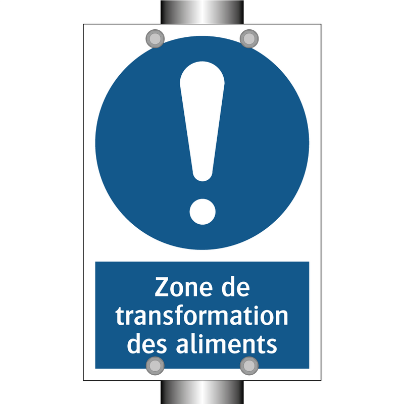 Zone de transformation des aliments