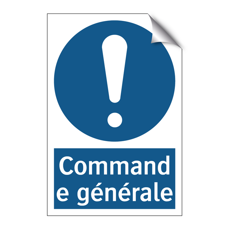 Commande générale
