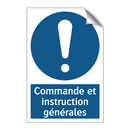 Commande et instruction générales
