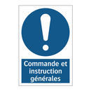 Commande et instruction générales