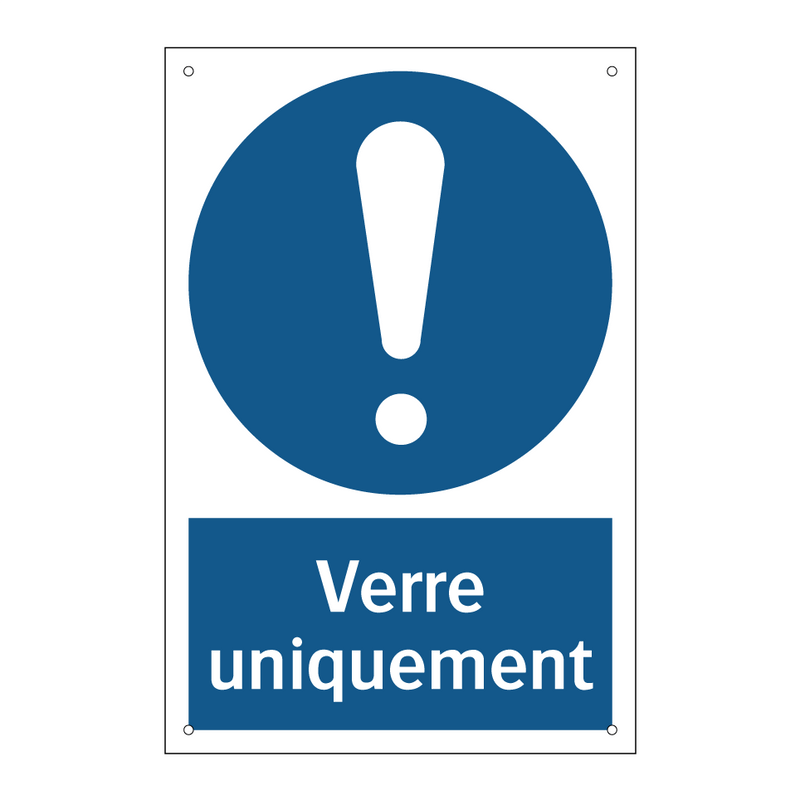 Verre uniquement