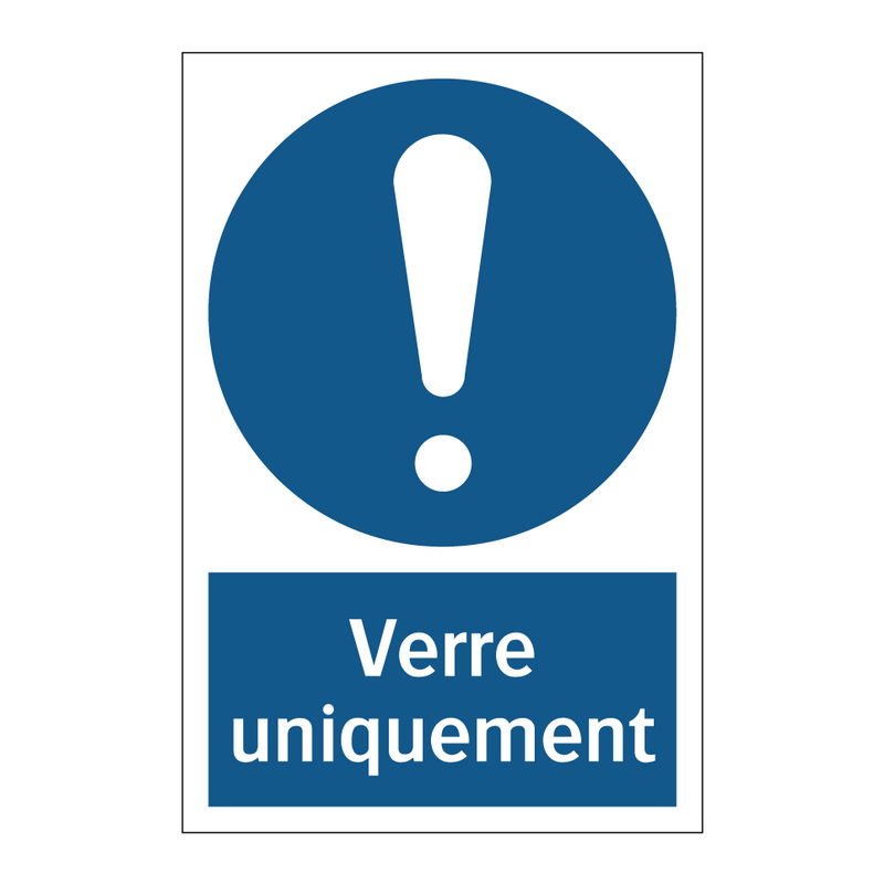 Verre uniquement