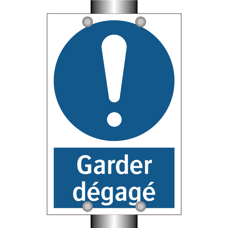 Garder dégagé