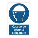 Casque de sécurité obligatoire